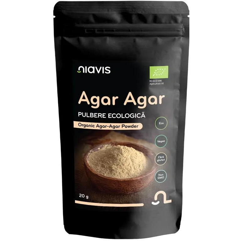 Agar - Agar Pulbere Ecologica/Bio 20g NIAVIS — preț și oferte
