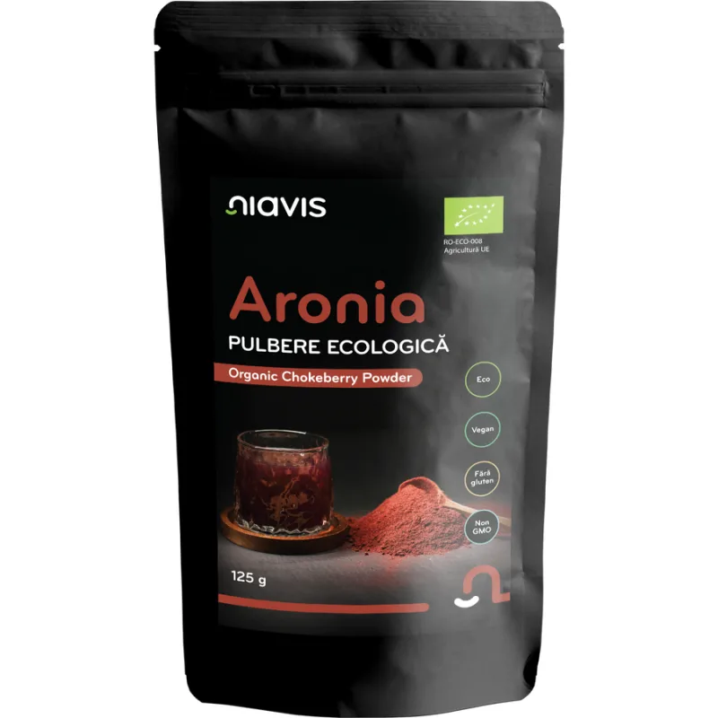 Aronia Pulbere fara Gluten Ecologica/Bio 125g NIAVIS — preț și oferte