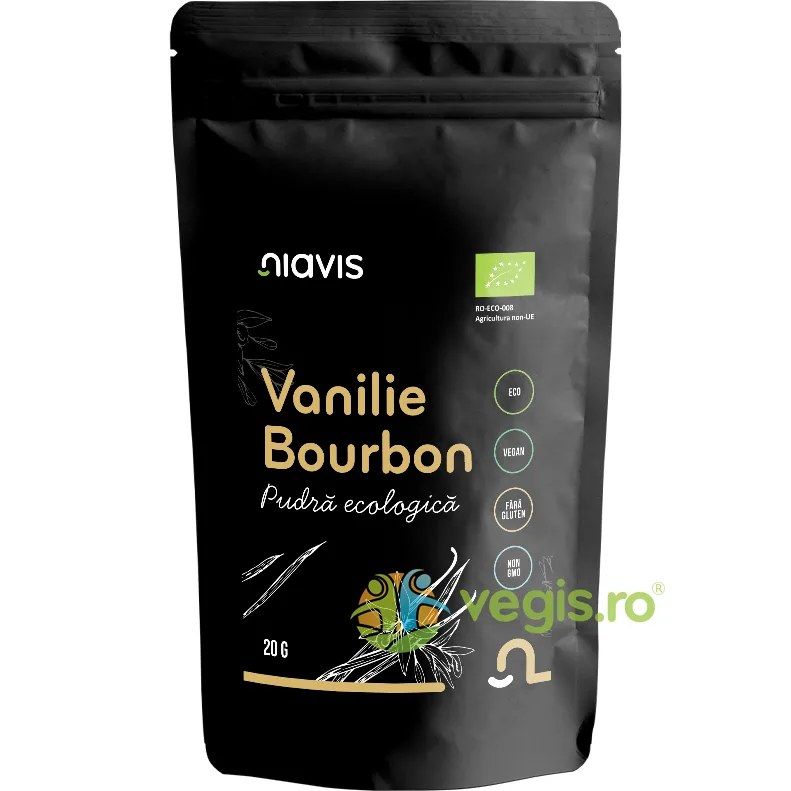 Vanilie de Bourbon Pulbere Ecologica/Bio 20g NIAVIS — preț și oferte