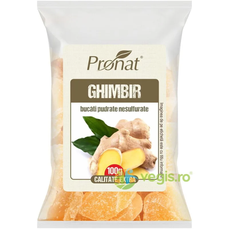 Ghimbir Pudrat Bucati 100g PRONAT — preț și oferte