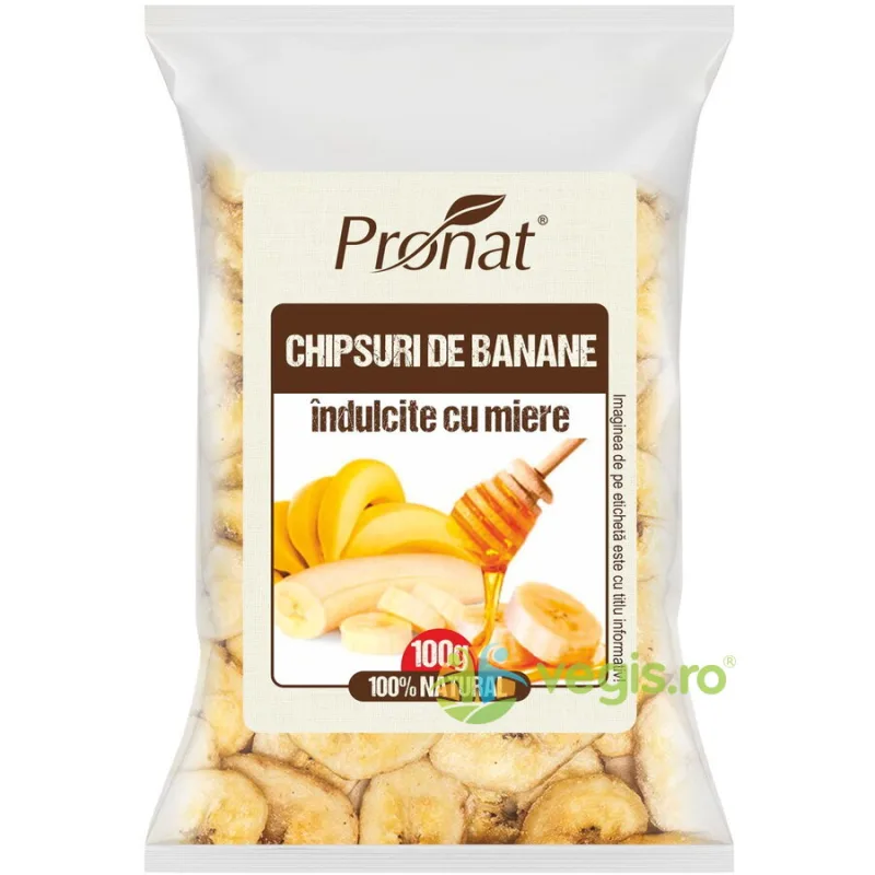 Chipsuri de Banane cu Miere 100g PRONAT — preț și oferte
