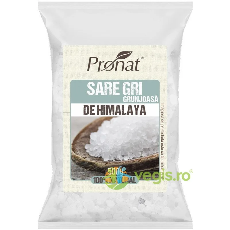 Sare de Himalaya Gri Grunjoasa 500g PRONAT — preț și oferte