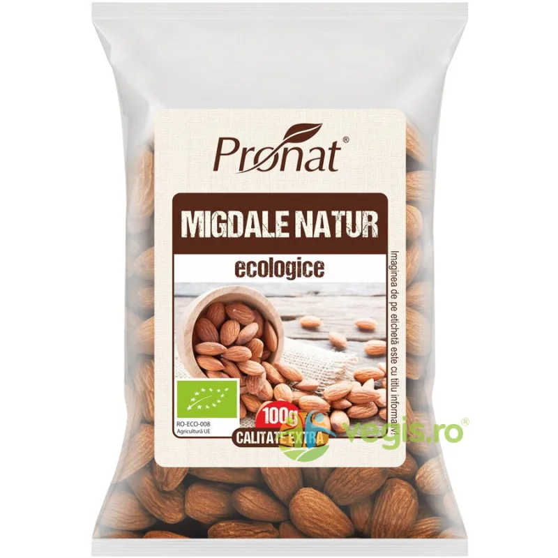 Migdale Natur Ecologice/Bio 100g PRONAT — preț și oferte