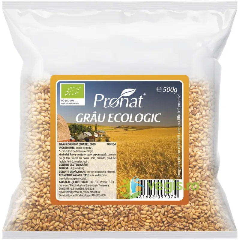 Grau Ecologic/Bio 500g PRONAT — preț și oferte