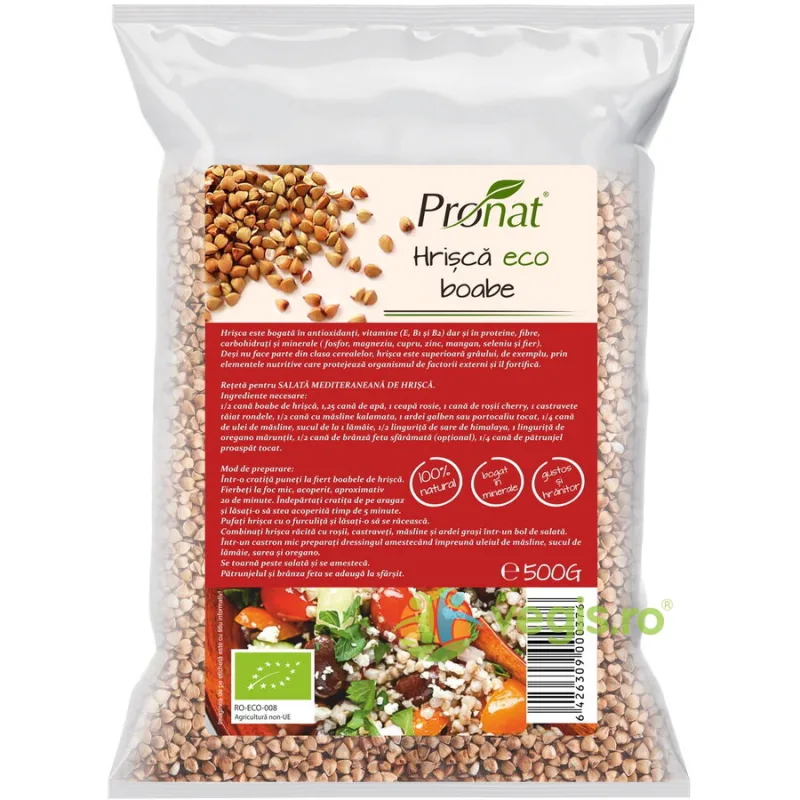 Hrisca Ecologica/Bio 500g PRONAT — preț și oferte
