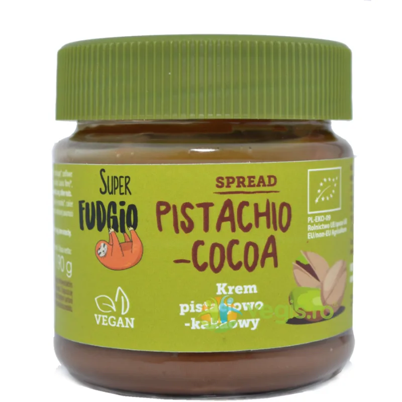 Crema de Fistic cu Ciocolata fara Gluten Ecologica/Bio 190g — preț și oferte