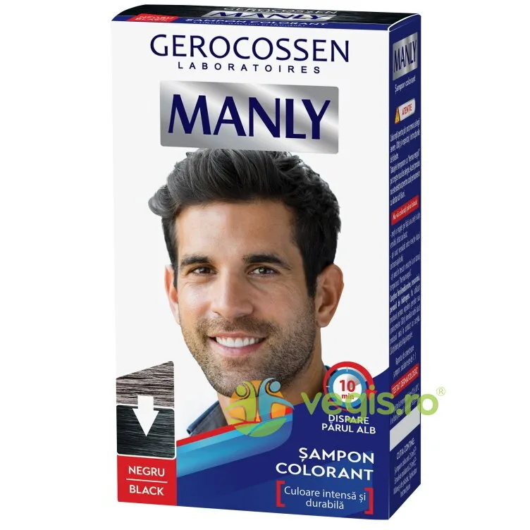 Sampon Colorant Negru Men 25ml GEROCOSSEN — preț și oferte