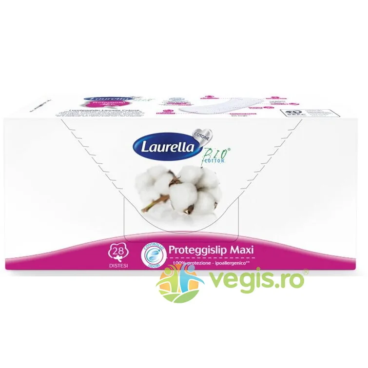 Protej Slip Subtire MAXI din Bumbac Organic 2 picaturi 28buc LAURELLA — preț și oferte
