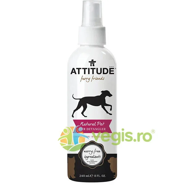 Solutie Naturala pentru Descalcirea Blanii Animalelor 240ml ATTITUDE — preț și oferte