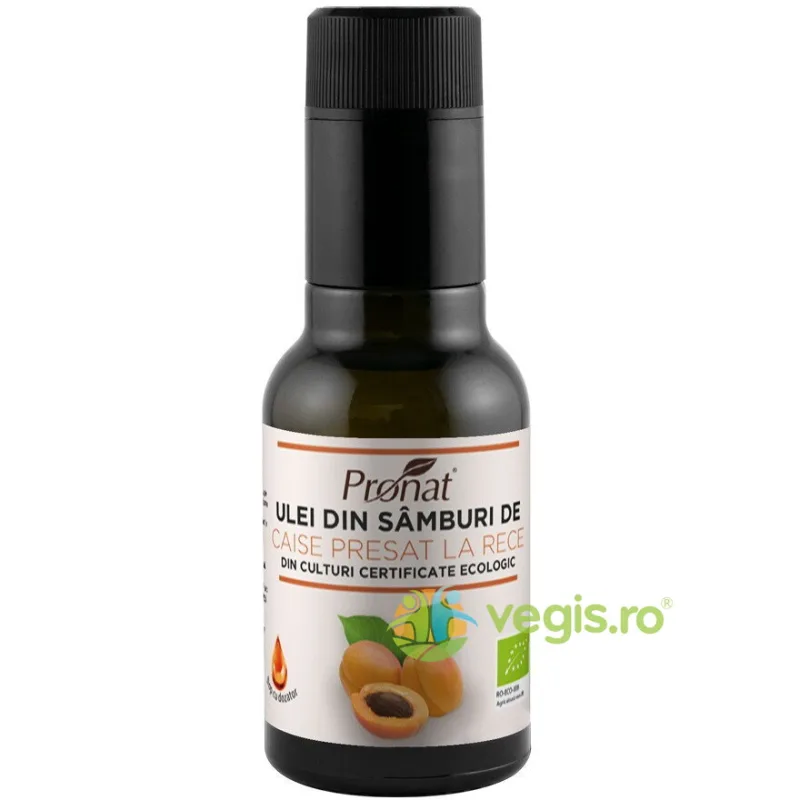 Ulei din Samburi de Caise Presat la Rece Ecologic/Bio 100ml PRONAT — preț și oferte