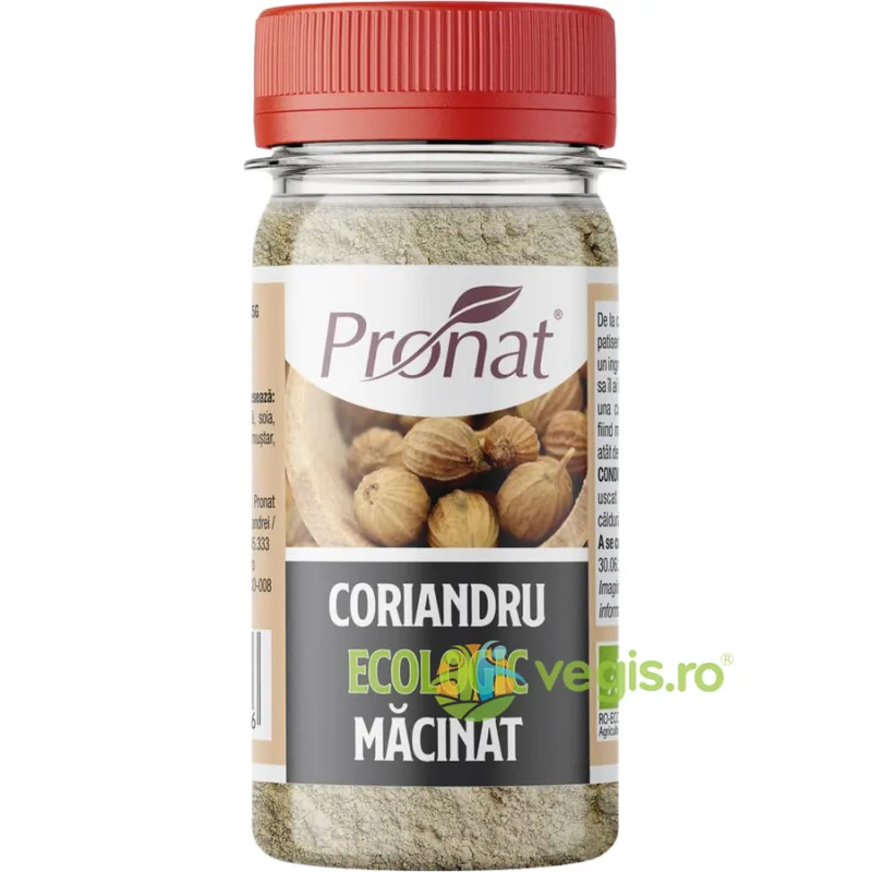 Coriandru Macinat Ecologic/Bio 35g PRONAT — preț și oferte