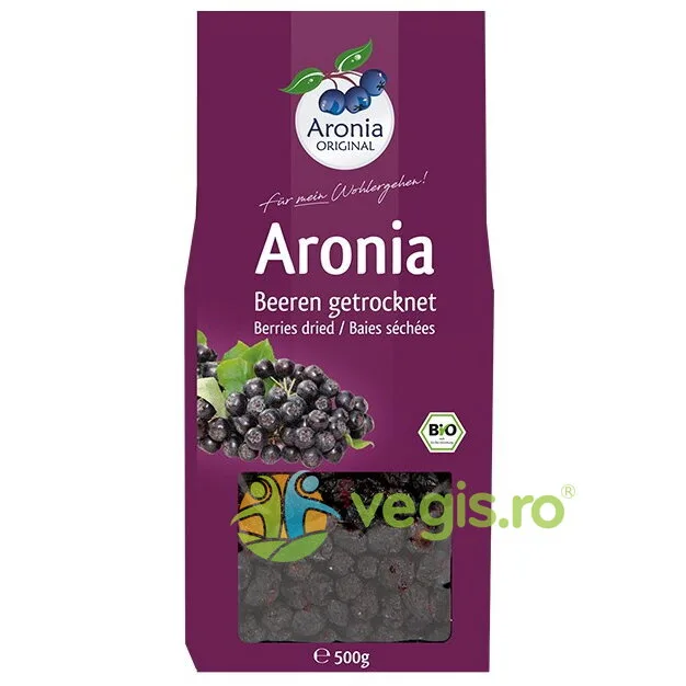 Fructe de Aronia Uscate Ecologice/Bio 500g Aronia Charlottenburg — preț și oferte
