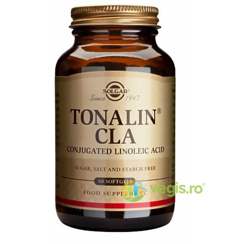 CLA Tonalin 1300mg 60cps SOLGAR — preț și oferte