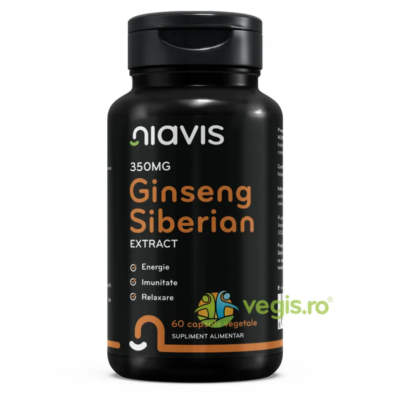 Ginseng Siberian Extract 350mg 60cps NIAVIS — preț și oferte
