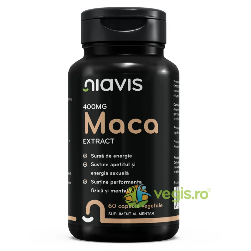 Maca Extract 400mg 60cps NIAVIS — preț și oferte