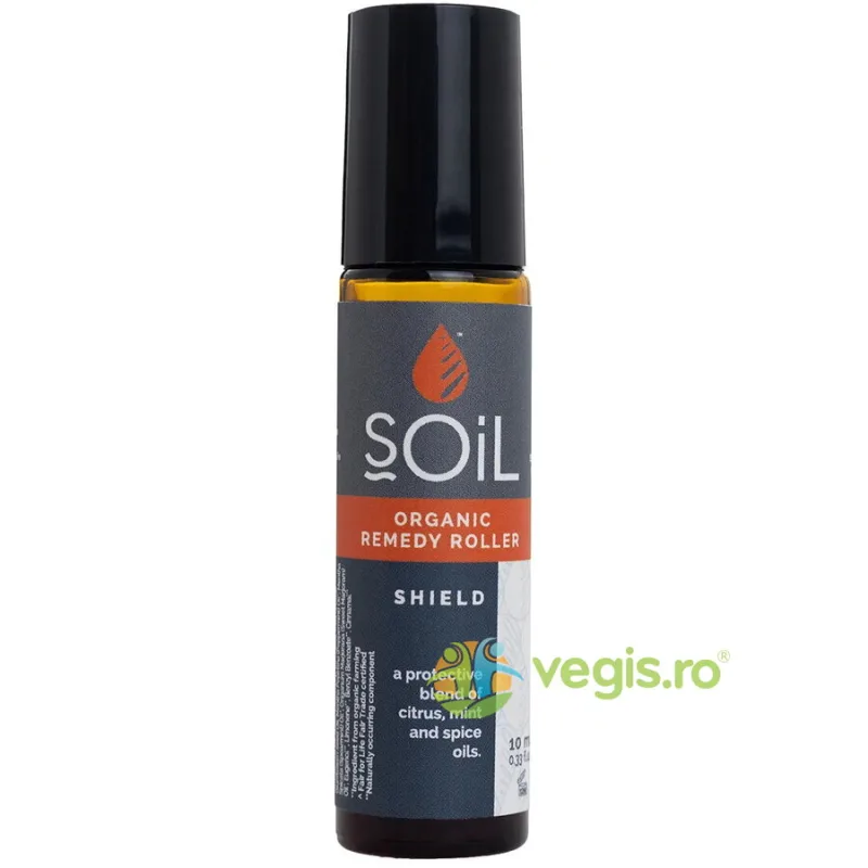 Roll-On Shield cu Uleiuri Esentiale Pure (Protectie) Bio 10ml SOiL — preț și oferte