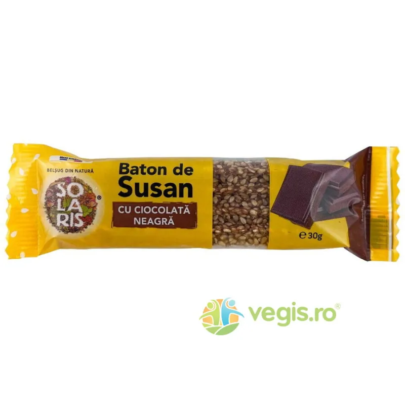 Baton de Susan cu Ciocolata Neagra 30g SOLARIS — preț și oferte