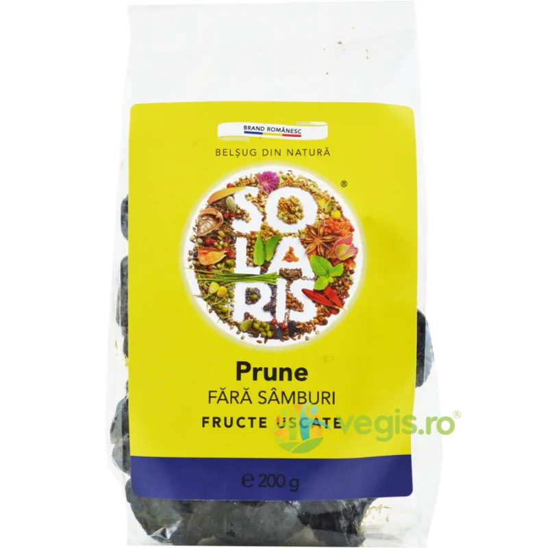 Prune Uscate fara Samburi 200g SOLARIS — preț și oferte