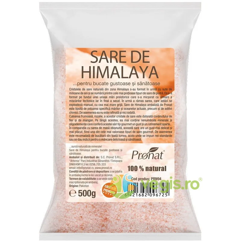 Sare de Himalaya de Masa 500g PRONAT — preț și oferte