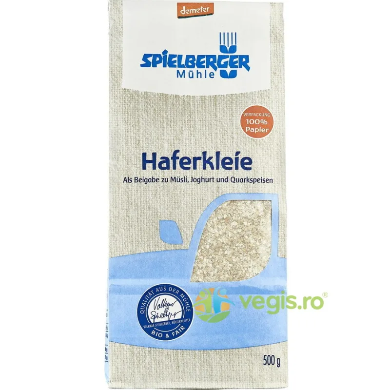 Tarate de Ovaz Demeter Ecologice/Bio 500g SPIELBERGER — preț și oferte