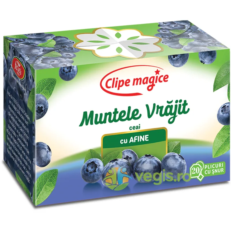 Ceai Clipe Magice cu Afine - Muntele Vrajit 20dz FARES — preț și oferte
