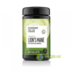 Lion's Mane 1000mg + Matcha Latte si Scortisoara 110g