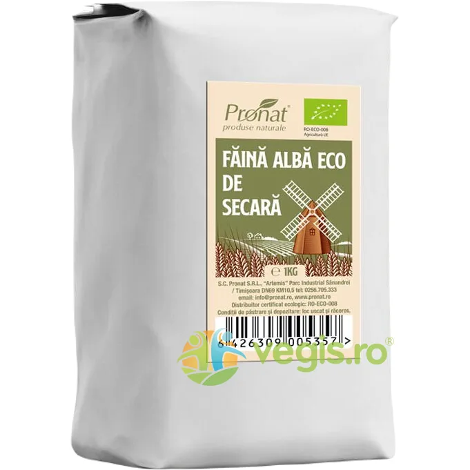 Faina Alba de Secara Ecologica/Bio 1kg PRONAT — preț și oferte