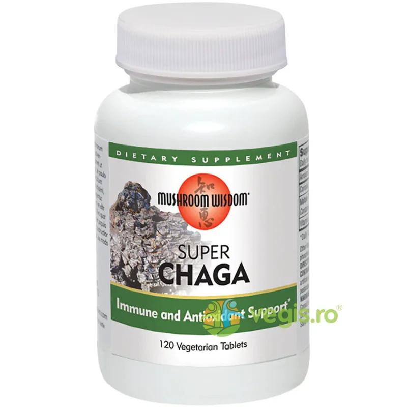 Super Chaga 120tb vegetale filmate Secom, MUSHROOM&nbsp;WISDOM — preț și oferte