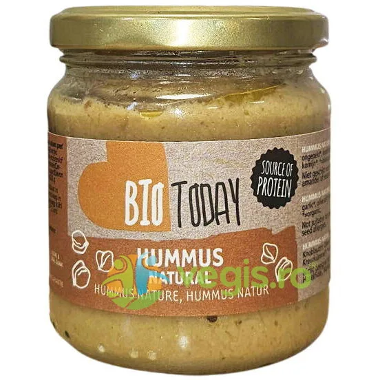 Hummus Natur Ecologic/Bio 210g BIO TODAY — preț și oferte