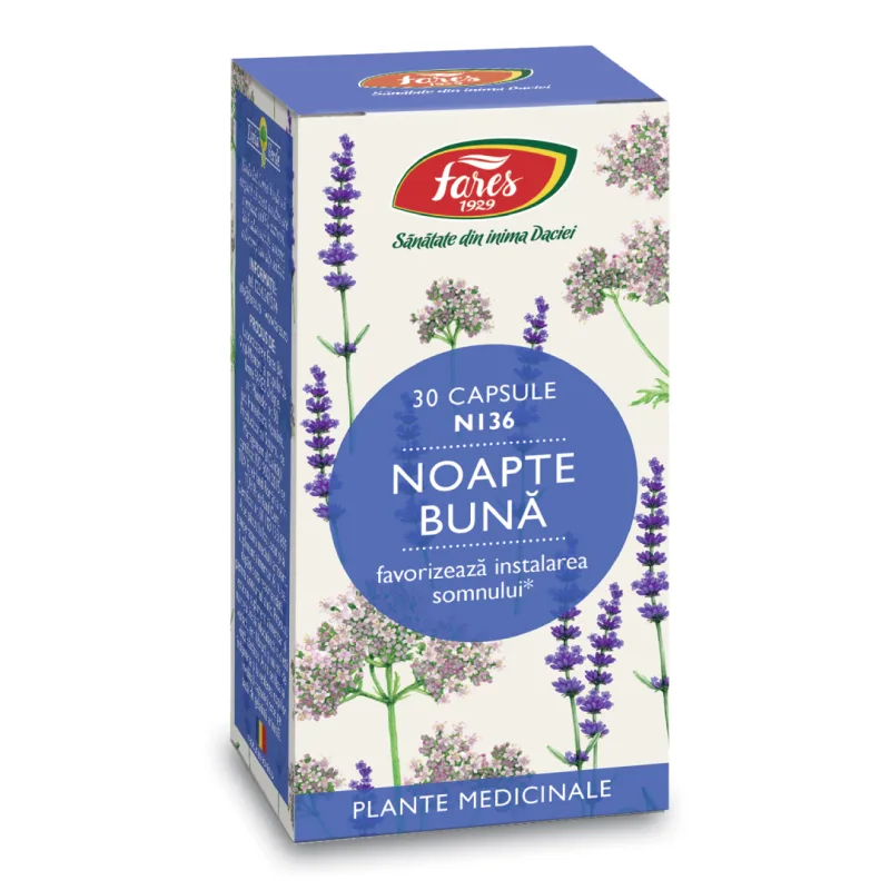 Noapte buna, 30 capsule, Fares — preț și oferte