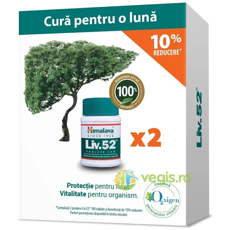 Pachet Liv 52 100 tablete+100 tablete HIMALAYA — preț și oferte