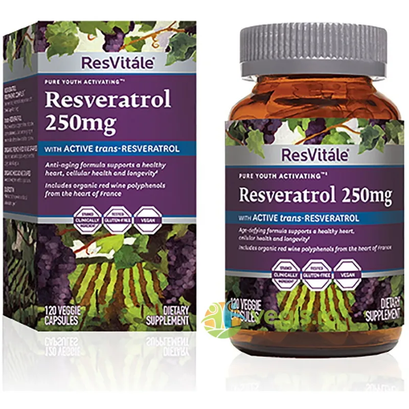 Resveratrol 250mg Resvitále 120cps GNC — preț și oferte