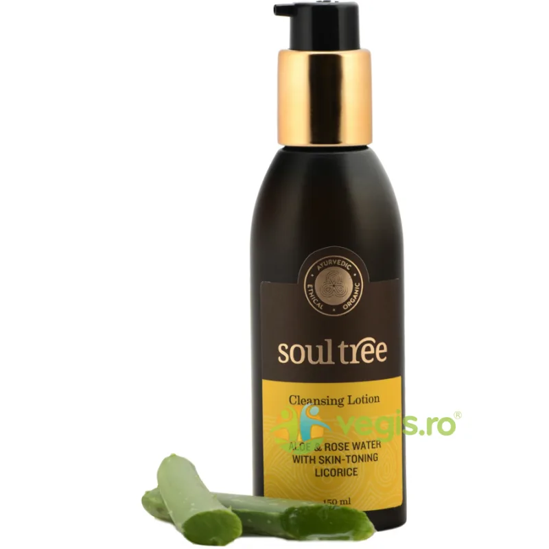 Lapte Demachiant cu Aloe si Apa de Trandafir 150ml SOULTREE — preț și oferte