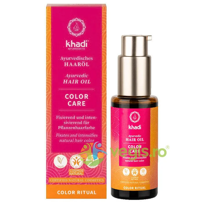 Ulei Ayurvedic Protectie Culoare Par 50ml Khadi — preț și oferte