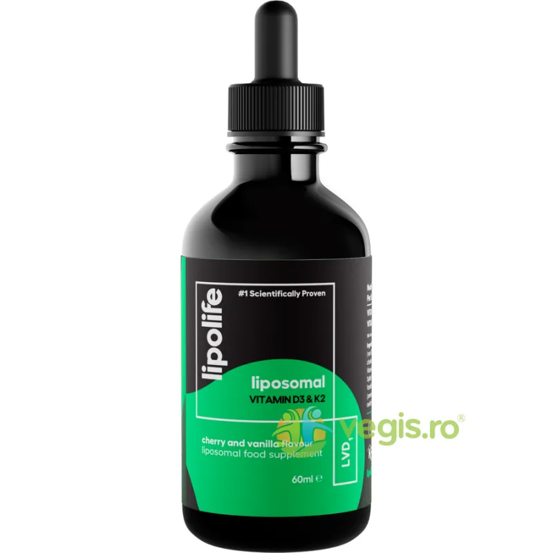 LVD1 - Vitamina D3 si Vitamina K2 Lipozomala 60ml LIPOLIFE — preț și oferte