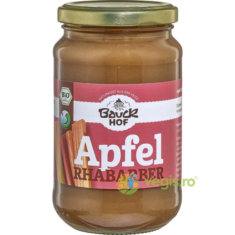 Piure de Mere cu Rubarba Ecologic/Bio 360g BAUCKHOF — preț și oferte
