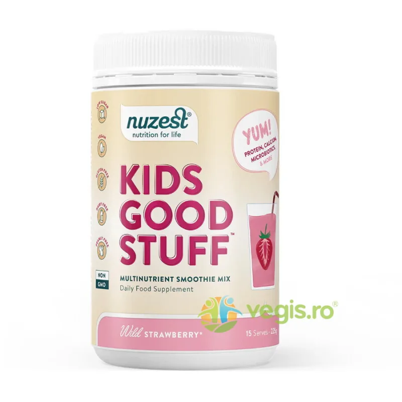 Shake Proteic cu Multivitamine - Fragi Kids Good Stuff 225g NUZEST — preț și oferte