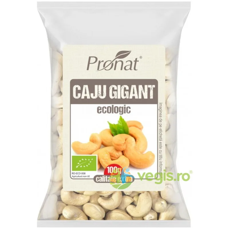 Caju Gigant Intreg Ecologic/Bio 100g PRONAT — preț și oferte