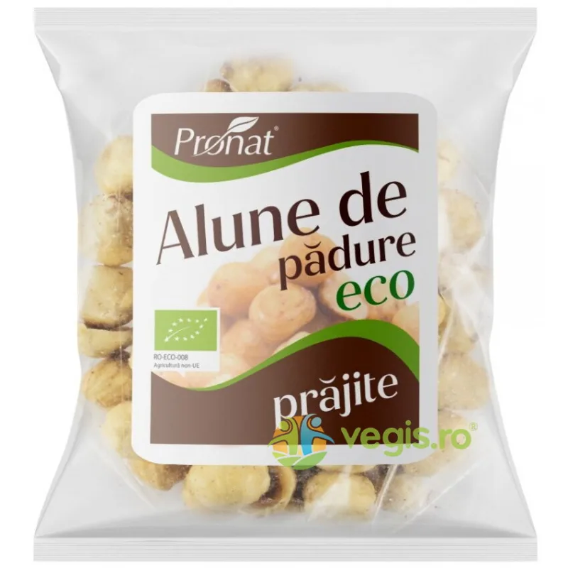 Alune de Padure Prajite Nesarate Ecologice/Bio 50g PRONAT — preț și oferte