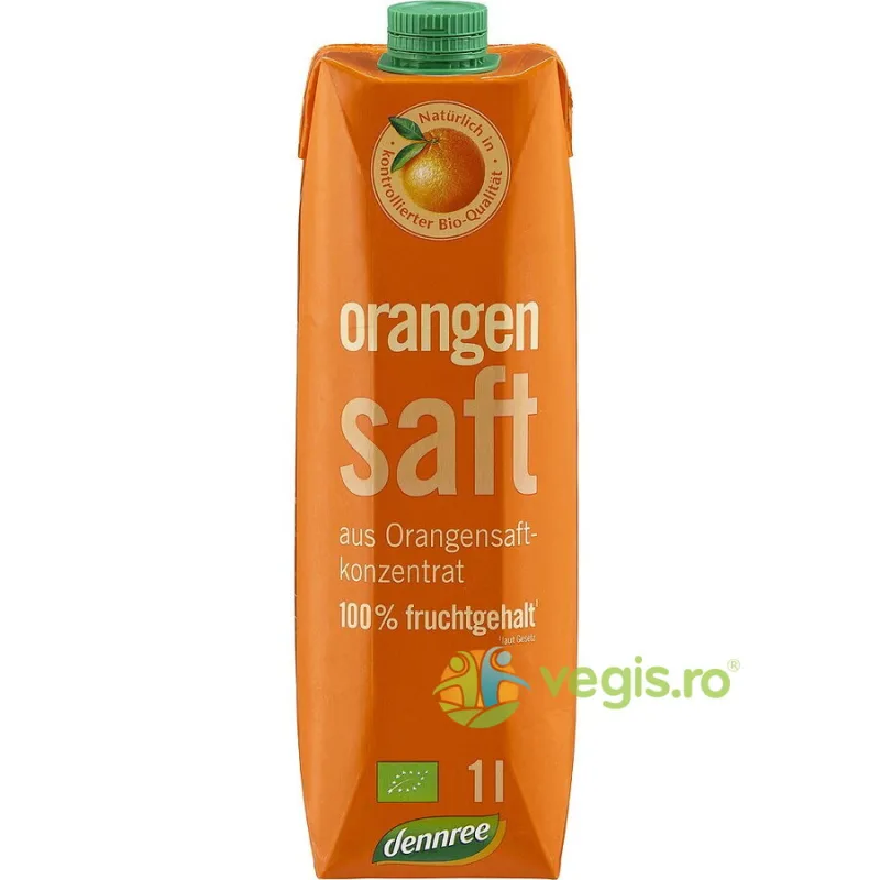 Suc de Portocale din Concentrat Ecologic/Bio 1L Dennree — preț și oferte
