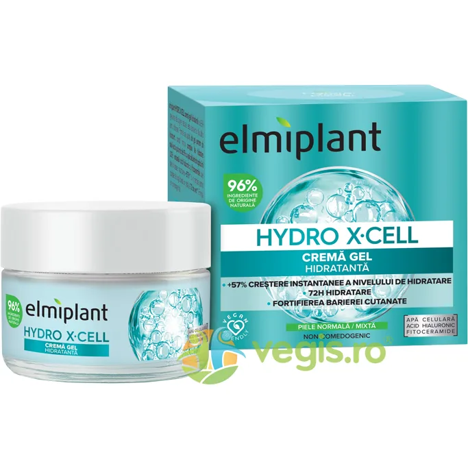 Crema Gel Hidratanta cu Acid Hialuronic Hydro X-Cell 50ml — preț și oferte