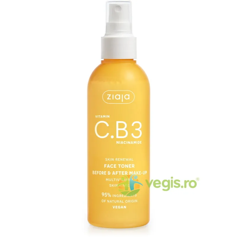 Lotiune Tonica pentru Fata cu Vitamina C.B3 si Niacinamide 190ml ZIAJA — preț și oferte