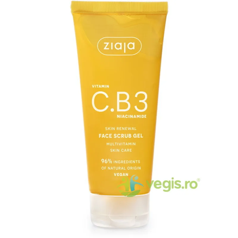Gel Exfoliant pentru Toate Tipurile de Piele cu Vitamina C.B3 si Niacinamide 100ml ZIAJA — preț și oferte