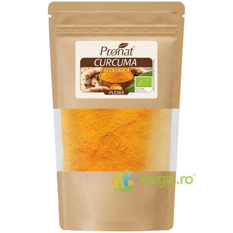 Curcuma Pudra Ecologica/Bio 500g PRONAT — preț și oferte