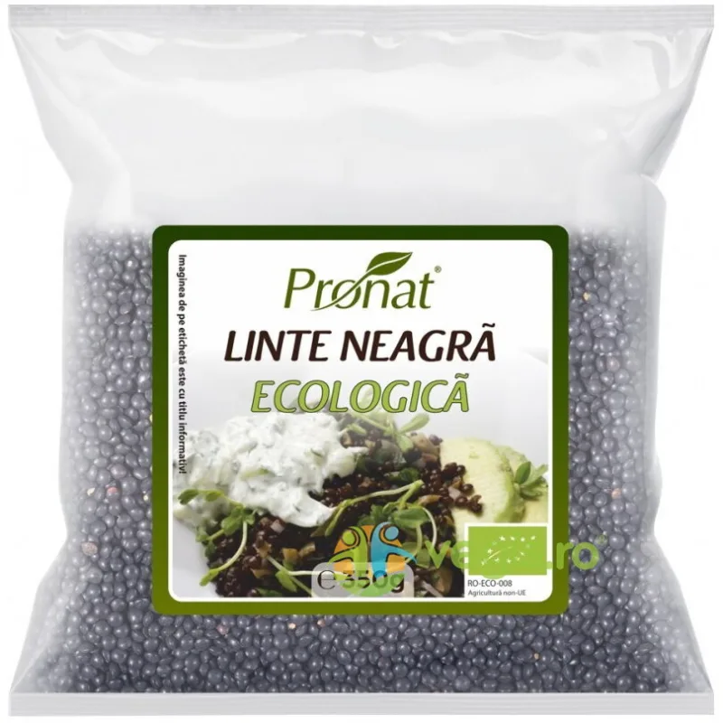 Linte Neagra (Beluga) Ecologica/Bio 350g PRONAT — preț și oferte