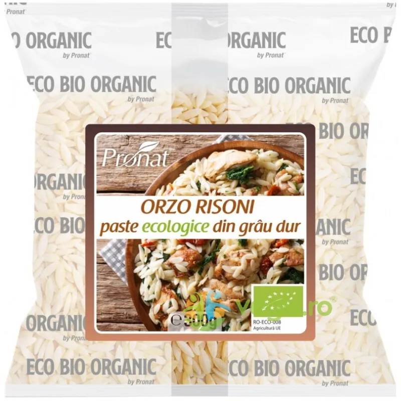 Orzo Risoni - Paste din Grau Dur Ecologice/Bio 300g PRONAT — preț și oferte