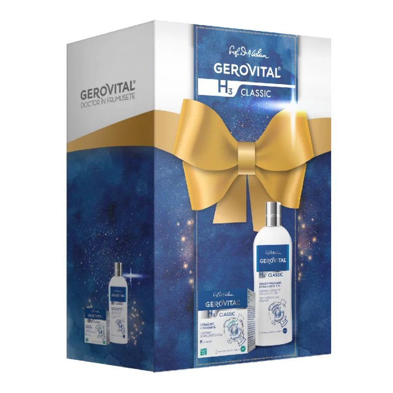 Pachet H3 Classic Crema si Demachiant Ten, Gerovital FARMEC — preț și oferte