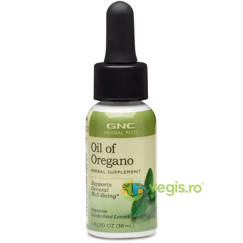 Ulei de Oregano cu Pipeta Herbal Plus 30ml GNC — preț și oferte