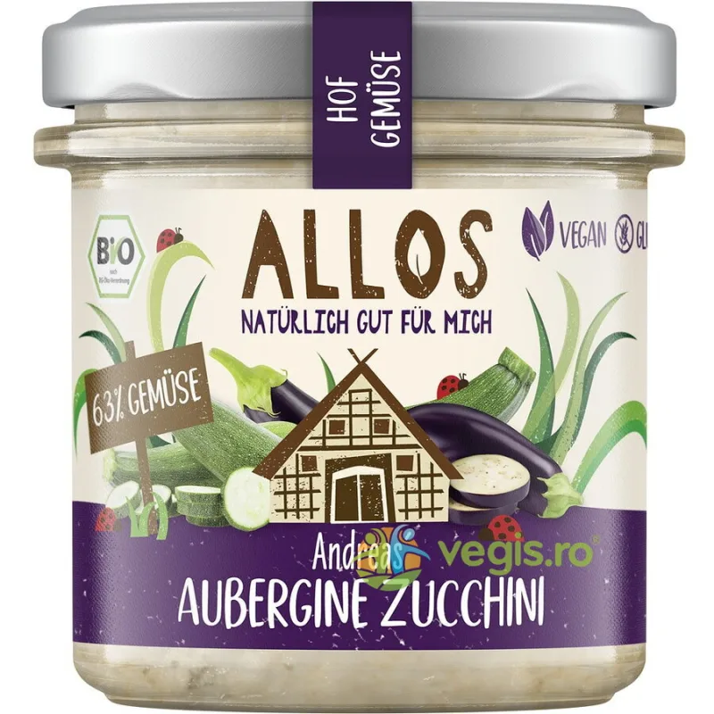 Crema Tartinabila Cu Vinete si Dovlecei Ecologica/Bio 135g — preț și oferte