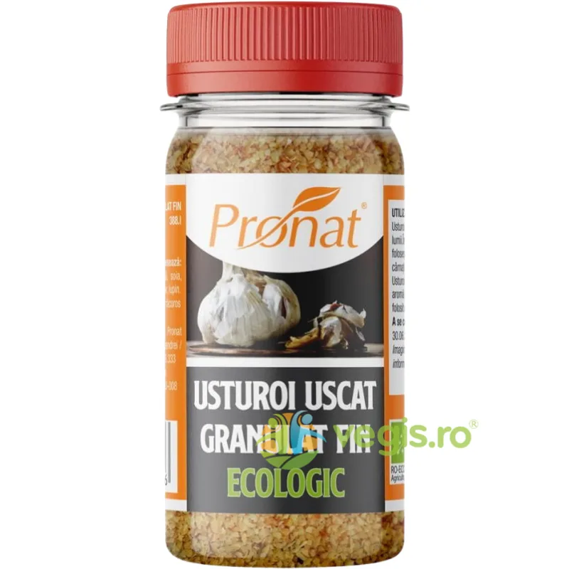 Usturoi Uscat Granulat Fin Ecologic/Bio 60g PRONAT — preț și oferte